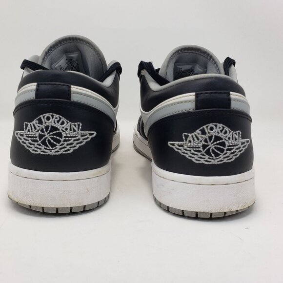 Jordan 1 Low Black/Gray/White - 553558-039 Men's Size 13 - Picture 4 of 11